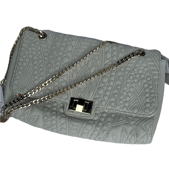 Charming Charlie faux leather flip lock chain shoulder bag NEW - Picture 8 of 8